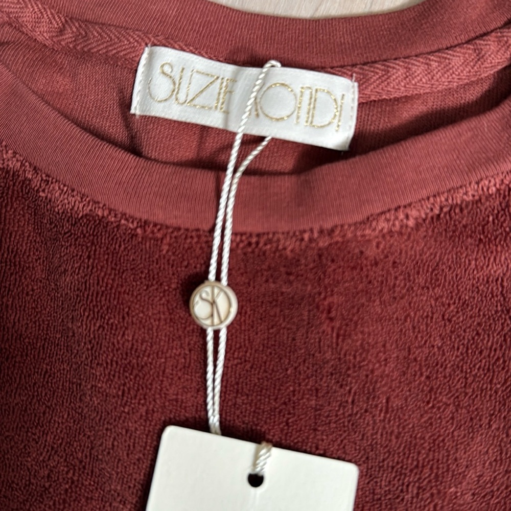 Suzie Kondi beach terry KINNA Saba Raglan top - Picture 5 of 12